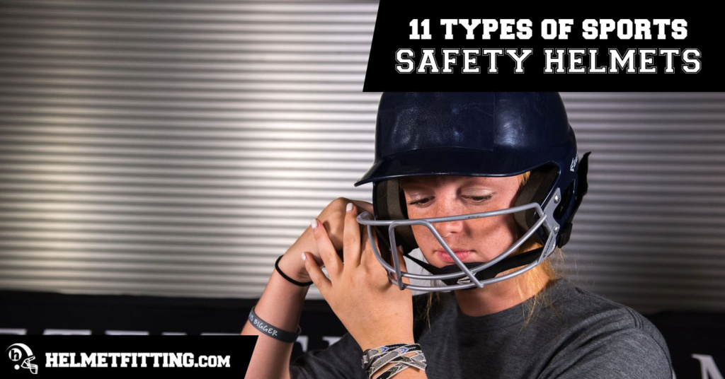 types of sports safety helmets